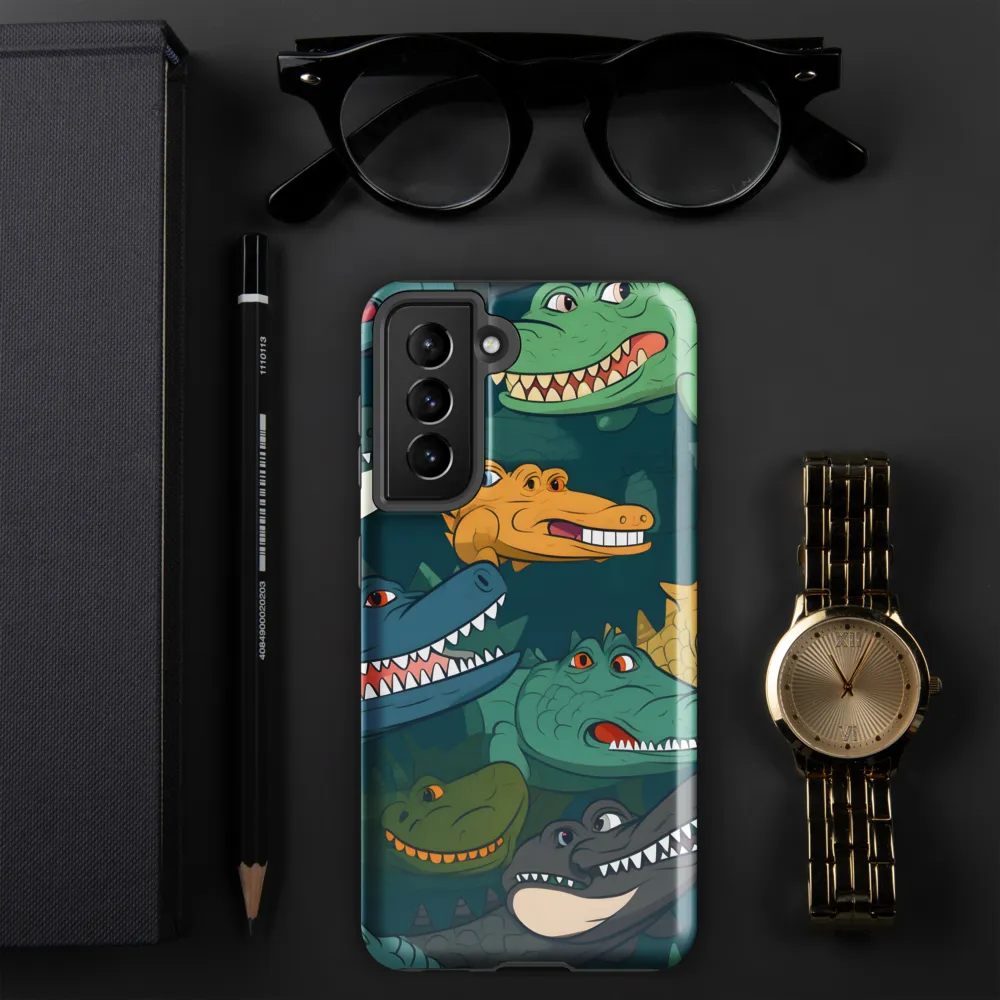 Cheerful Crocodilian Parade