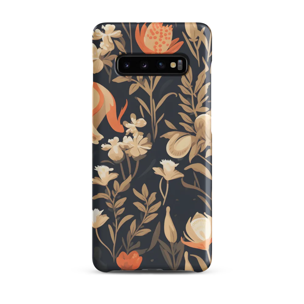 Floral Harmony: A Dance in the Dark