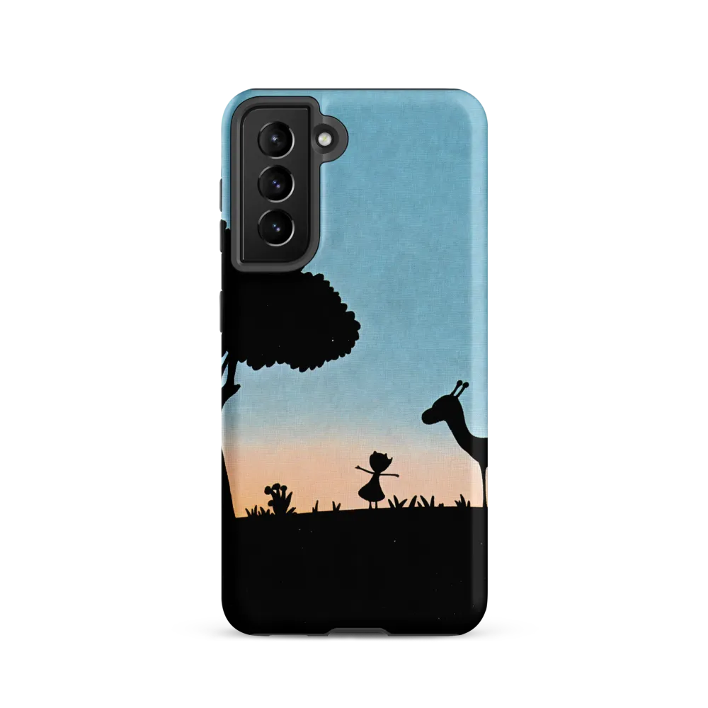 Curiosity in the Silhouette | Phone Case |  S21 | Tough Case | Matte
