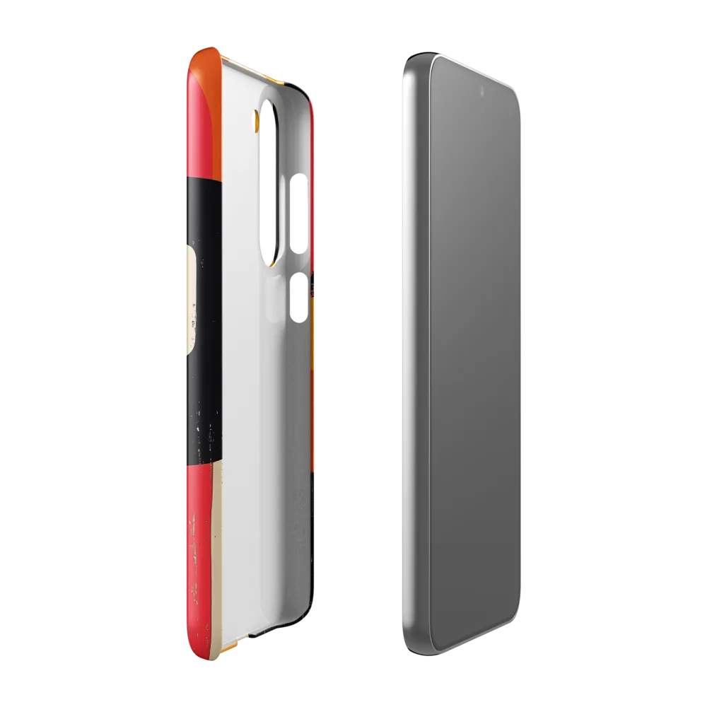 Colorful Curves: Numbers in Harmony | Phone Case |  S23 Plus | Snap Case | Glossy