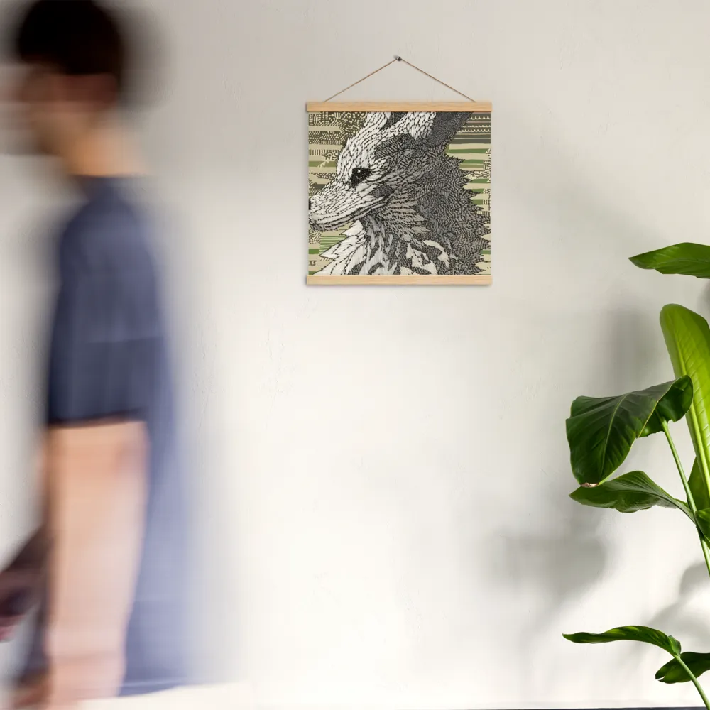 Reflections of the Forest | Poster With Oak Wood Hanger | 16″×16″
