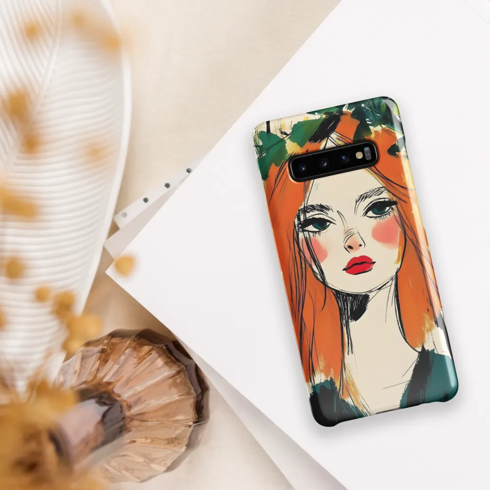 The Serene Queen | Phone Case |  S10 Plus | Snap Case | Glossy