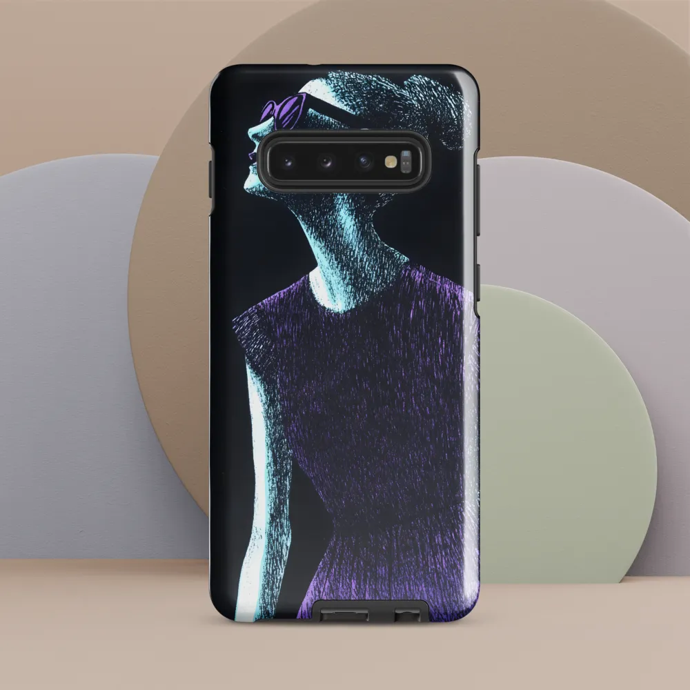 Contemplative Elegance | Phone Case |  S10 Plus | Tough Case | Glossy