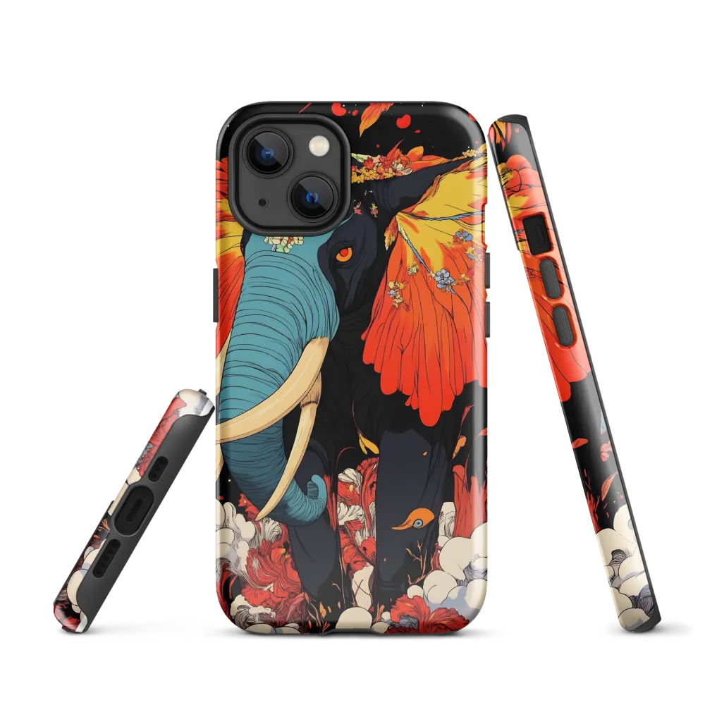 Majesty of the Floral Elephant | Phone Case |  13 | Tough Case | Glossy