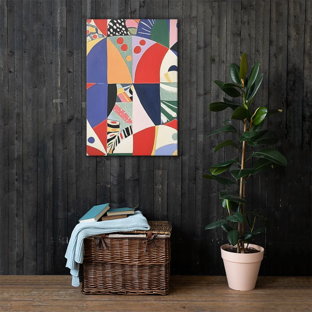 Dynamic Mosaic Symmetry | Canvas | 24″×36″