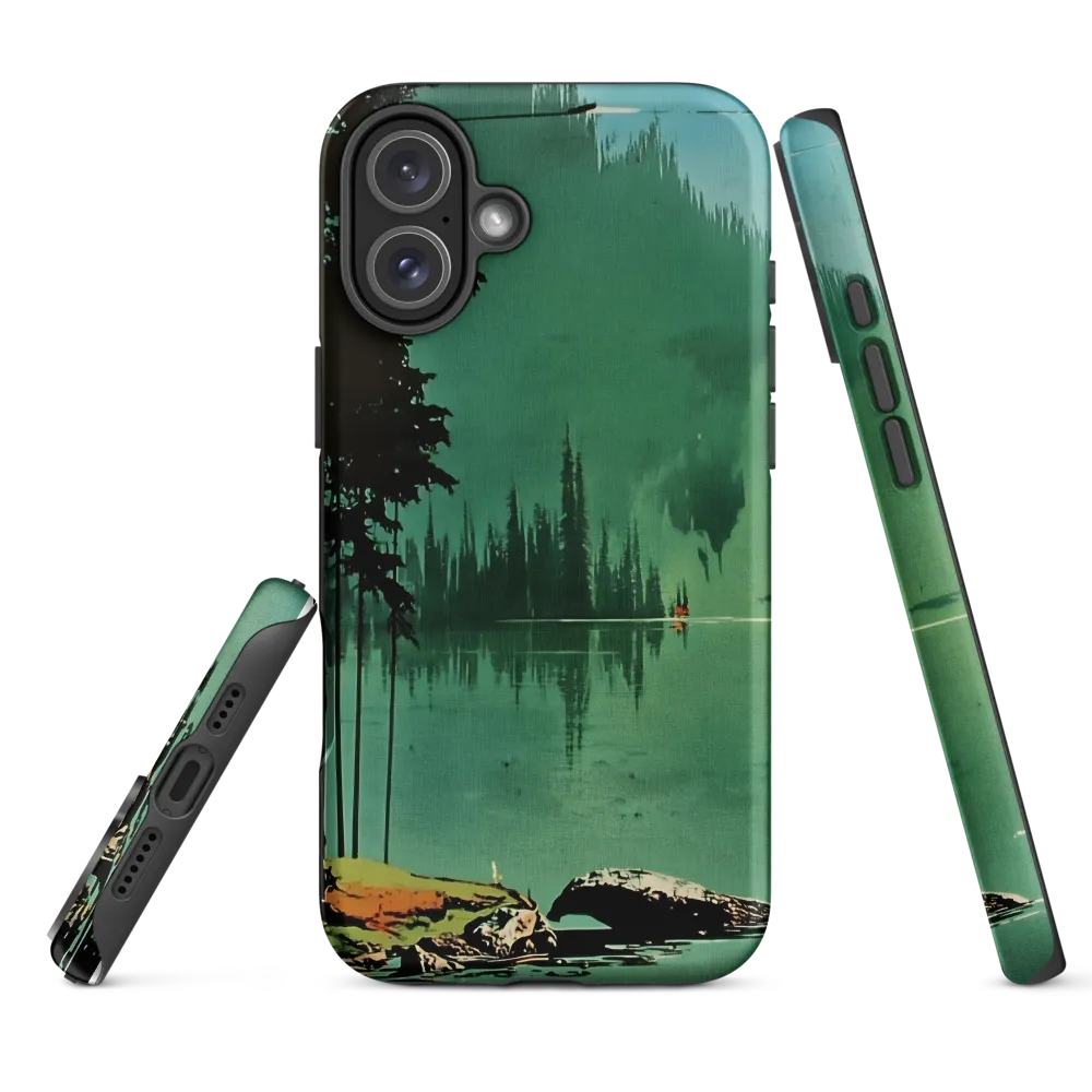Serenity Reflected: A Tranquil Lake Scene