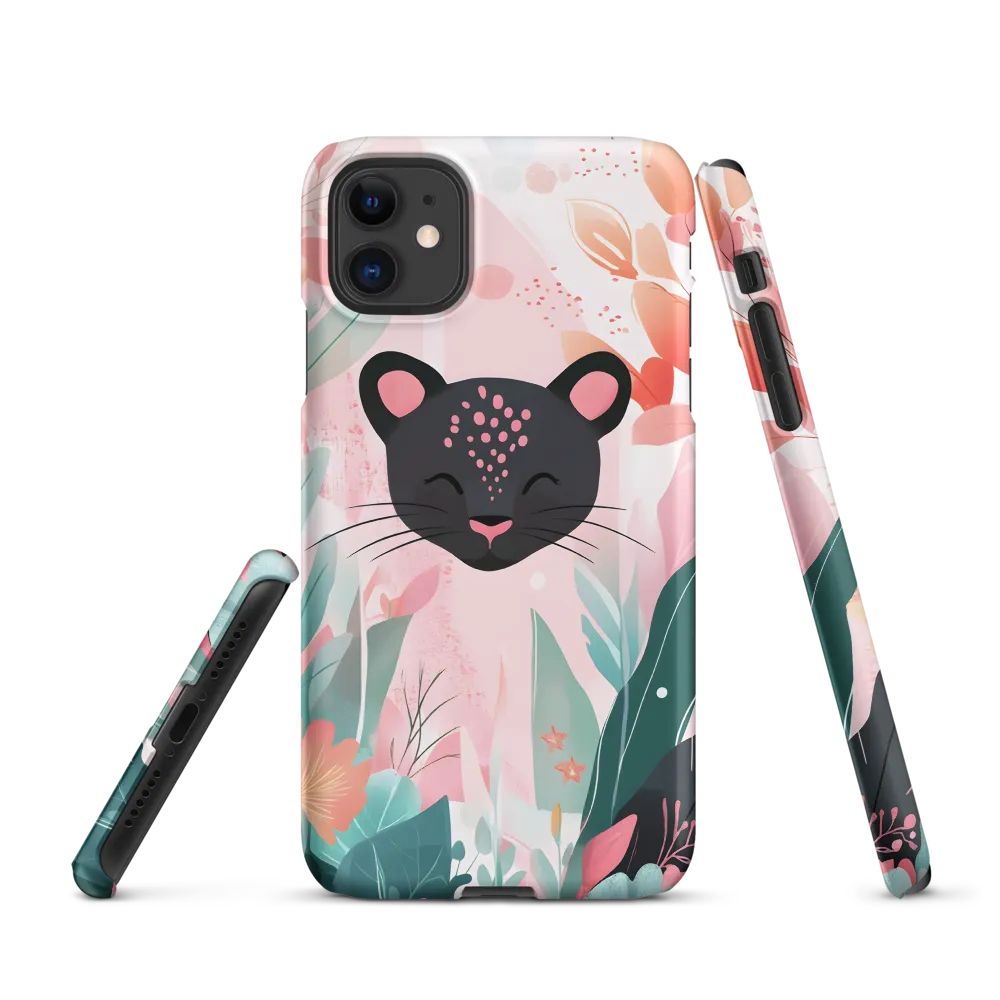 Whimsical Panther in Bloom