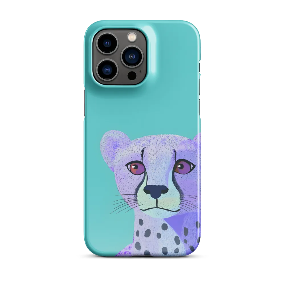 Curious Cheetah | Phone Case |  14 Pro Max | Snap Case | Glossy