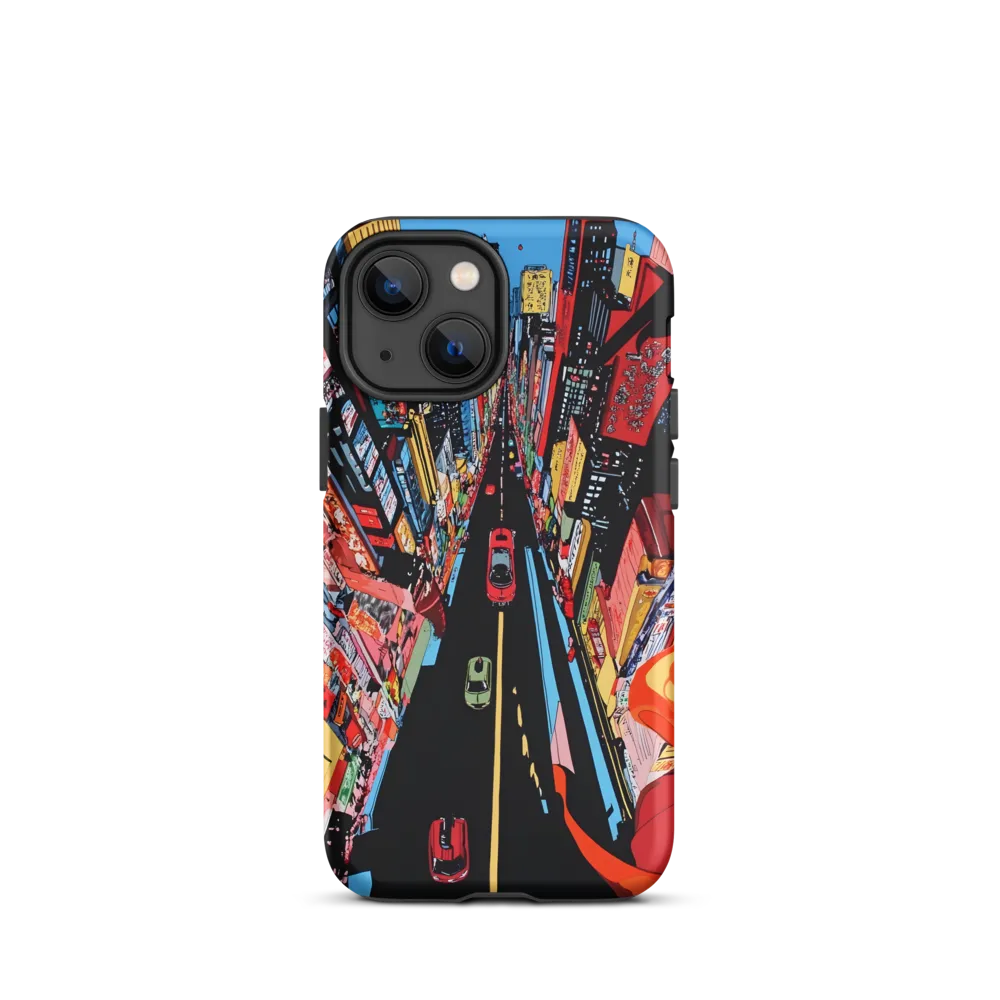 Urban Symphony: A Bird's-Eye View of Life | Phone Case |  13 mini | Tough Case | Matte