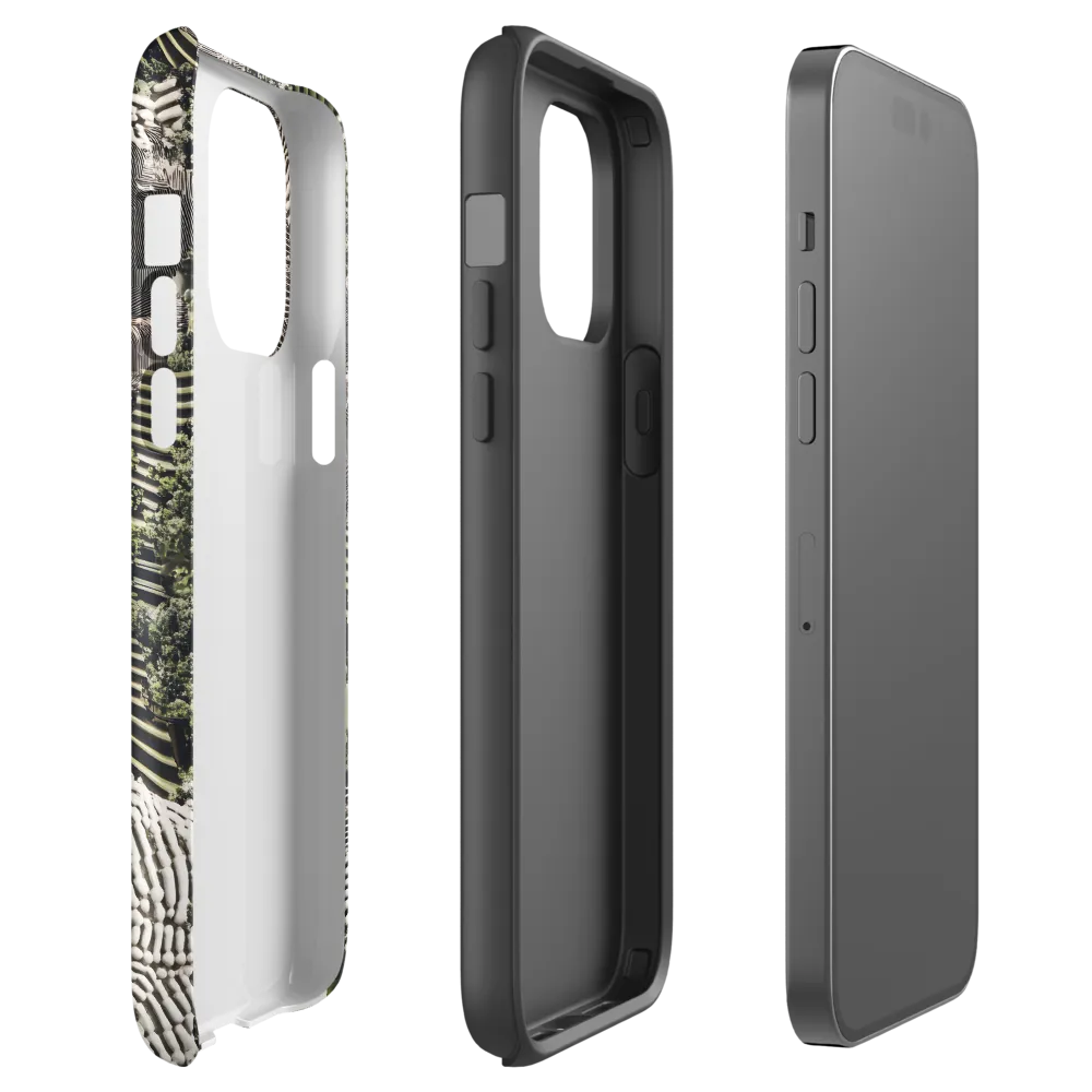 Ethereal Blend of Nature and Humanity | Phone Case |  14 Pro Max | Tough Case | Glossy
