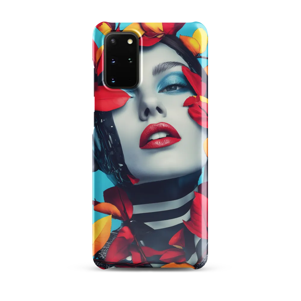 Futuristic Fusion: Nature Meets Technology | Phone Case |  S20 Plus | Snap Case | Glossy