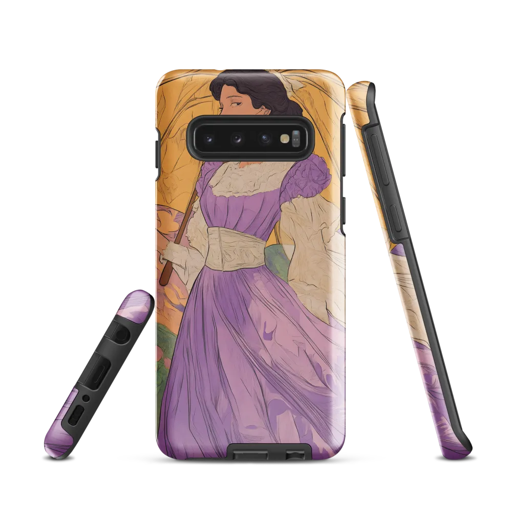 Elegance Under the Umbrella | Phone Case |  S10 | Tough Case | Glossy
