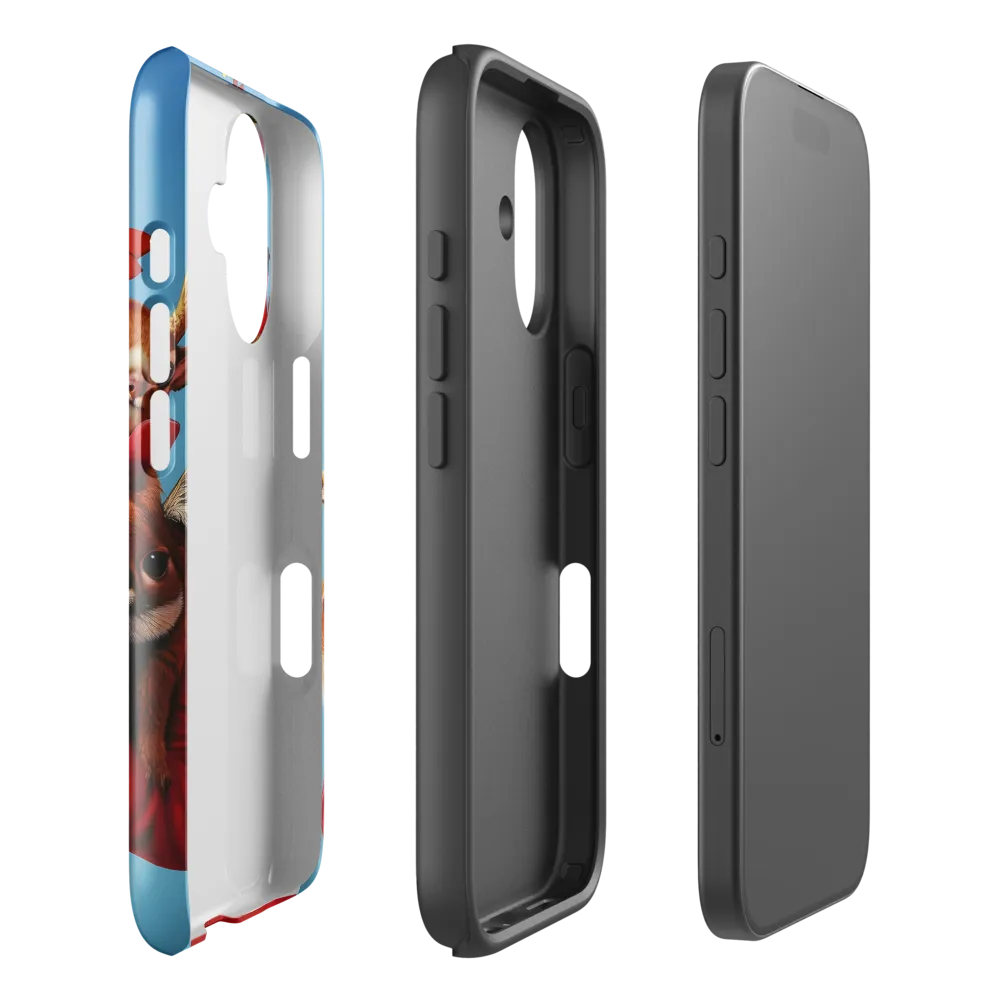 Harmony in Whimsy: A Modern Animal Ensemble | Phone Case |  16 | Tough Case | Glossy