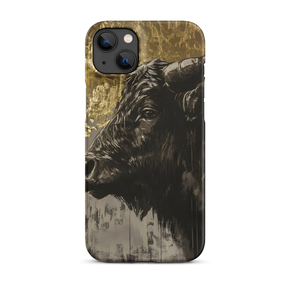 Gilded Bison in Profile