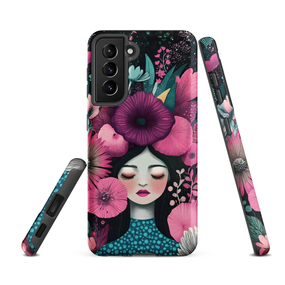 Blooming Serenity | Phone Case |  S21 FE | Tough Case | Matte