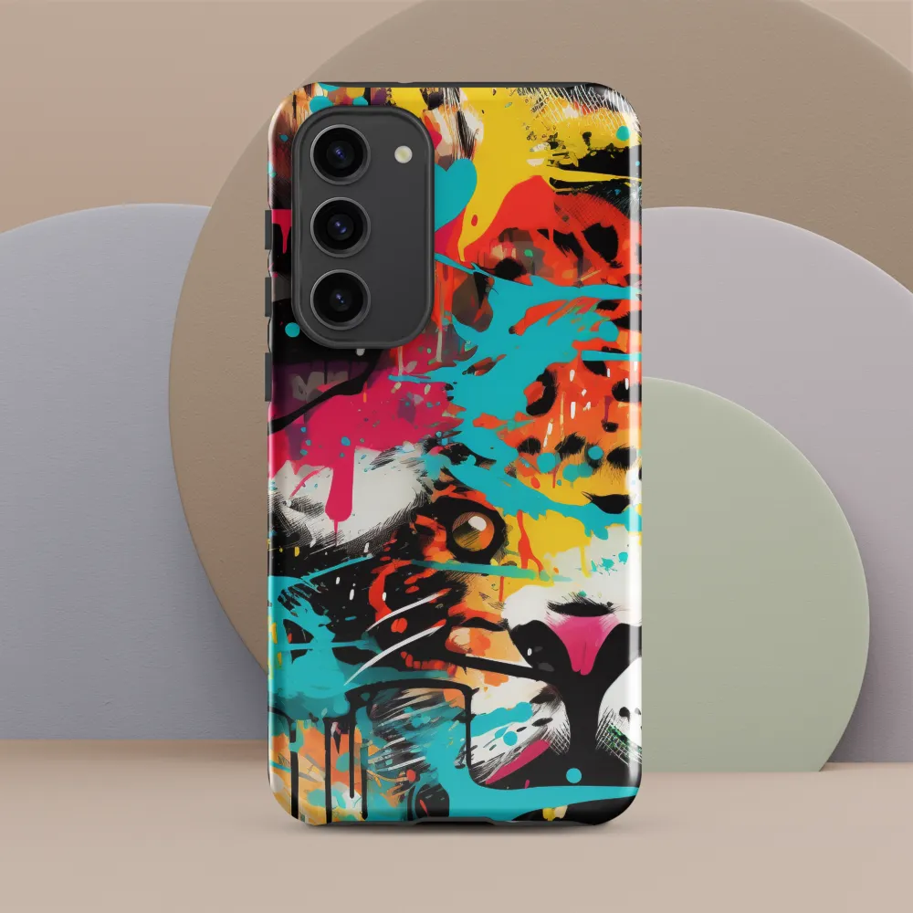 Fierce Fusion: Tiger and Lion in Graffiti