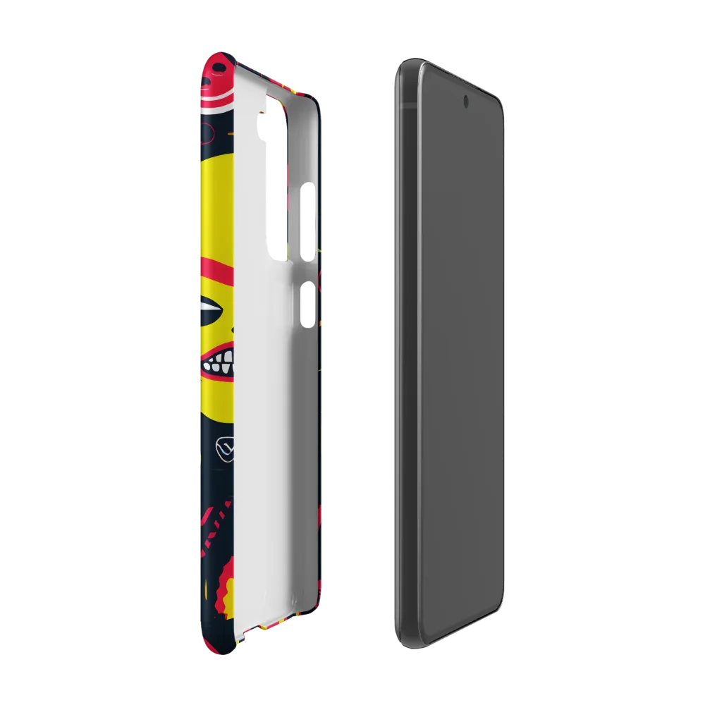 Neon Revelry: A Quirky Exploration of Modern Pop Art | Phone Case |  S21 FE | Snap Case | Matte