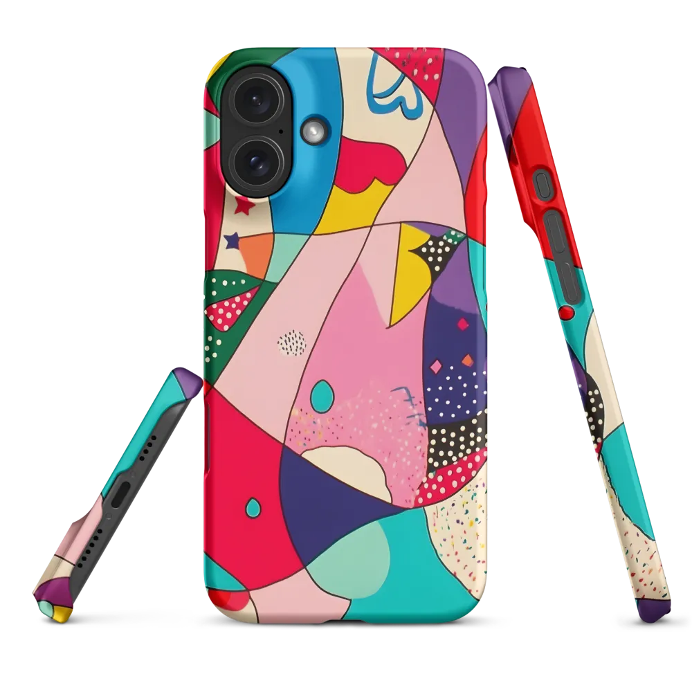 Playful Geometry in Color | Phone Case |  16 Plus | Snap Case | Matte