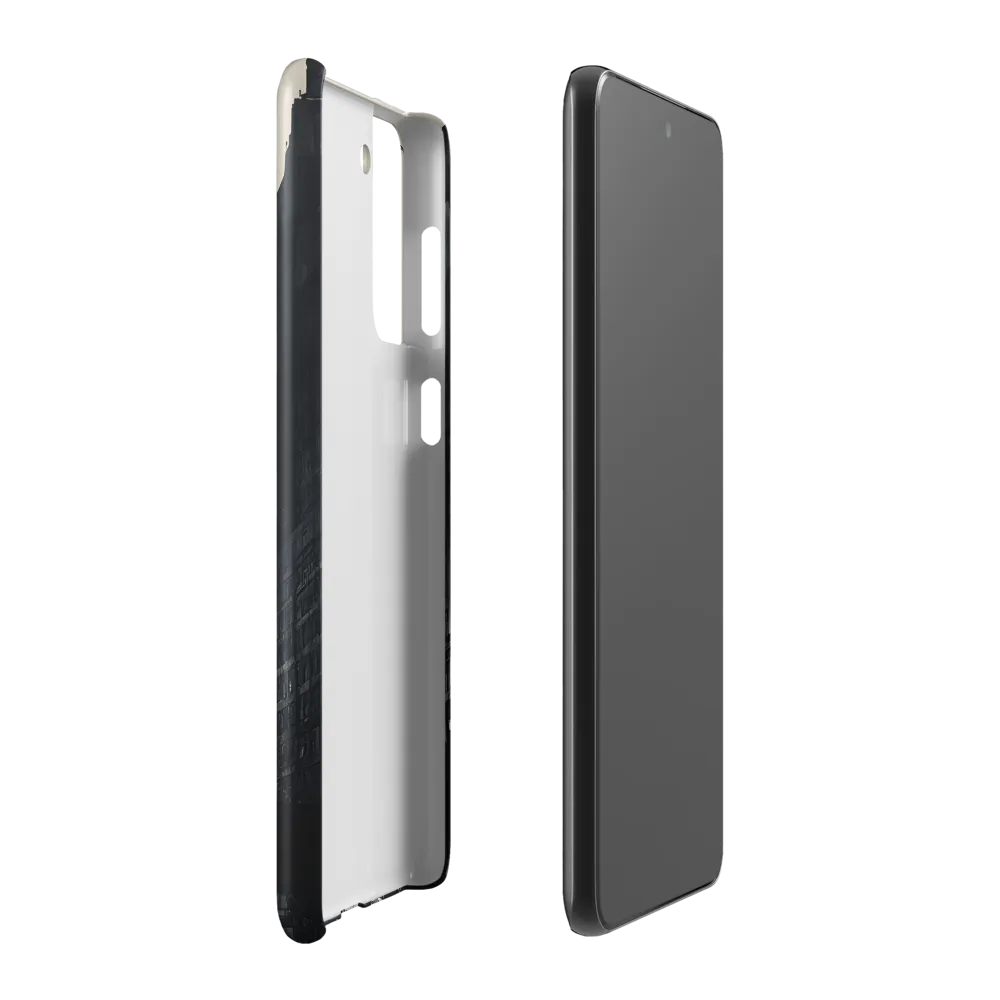 City Whispers: A Monochrome Reflection | Phone Case |  S21 Plus | Snap Case | Matte