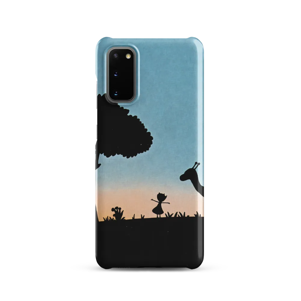 Curiosity in the Silhouette | Phone Case |  S20 | Snap Case | Matte