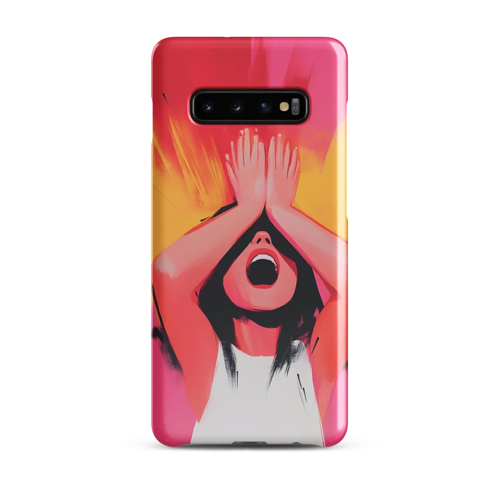 Silent Scream | Phone Case |  S10 Plus | Snap Case | Glossy