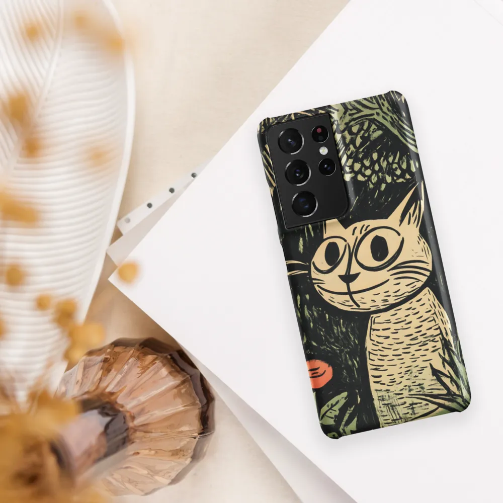 Whimsical Cat in the Forest