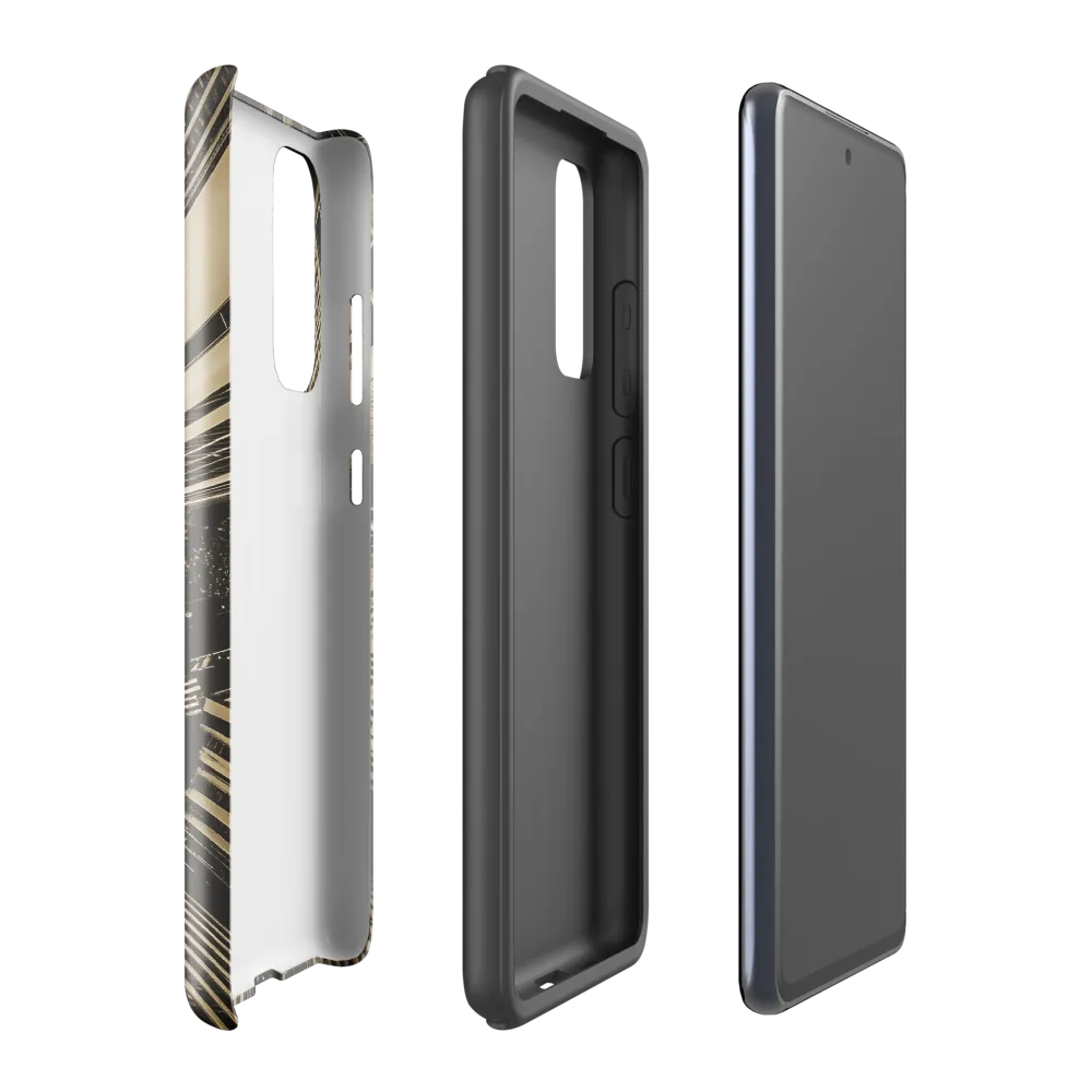Urban Symphony: Aerial Perspective of City Life | Phone Case |  S20 FE | Tough Case | Glossy