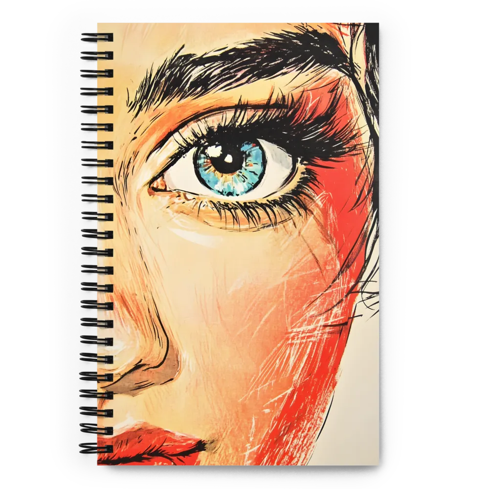 Gaze of Emotion | Spiral Notebook