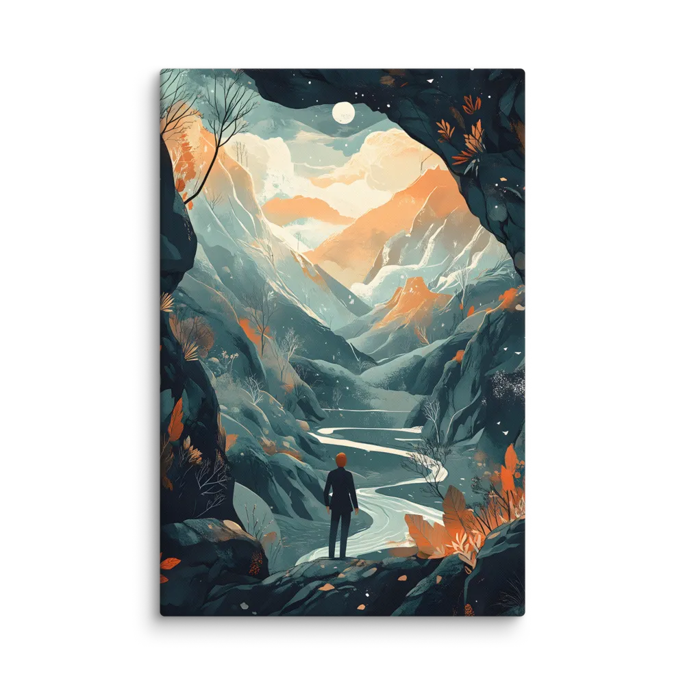 Framed Valley at Moonrise