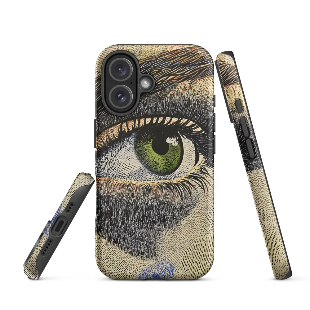 Intrigue in Green | Phone Case