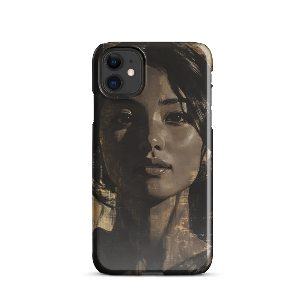 Golden Gaze: A Contemporary Portrait