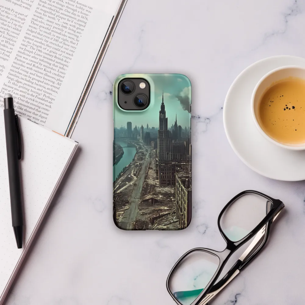 Urban Ruins: A Futuristic Reflection | Phone Case |  13 | Snap Case | Matte
