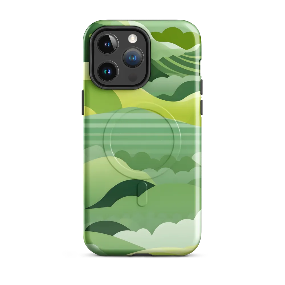 Tranquility in Green Waves