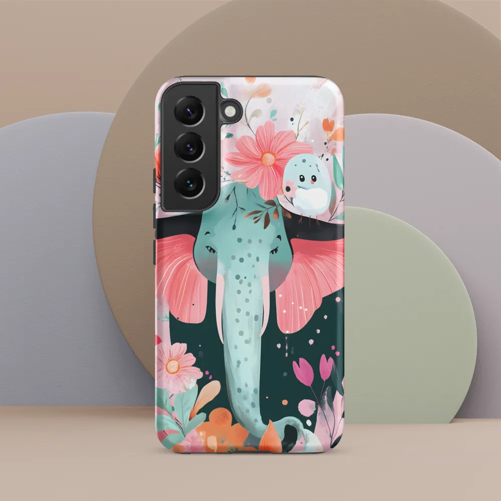 Whimsical Elephant in Bloom