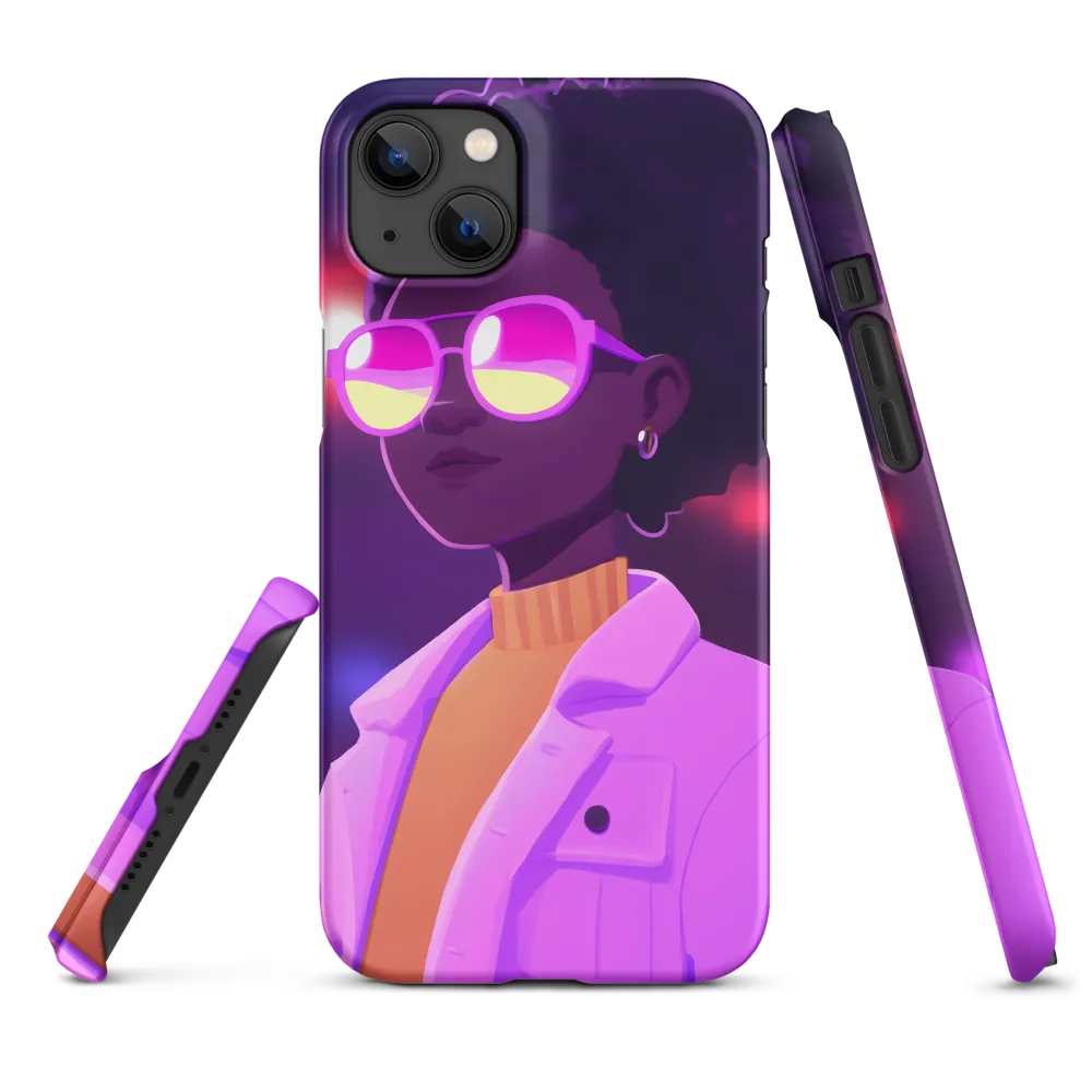A Vibrant Soul in Shades | Phone Case |  14 Plus | Snap Case | Matte
