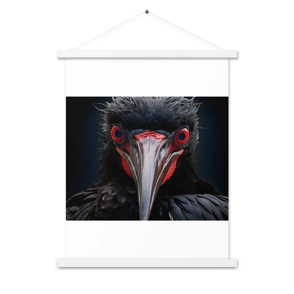 Gaze of the Abyss | Poster With White Wood Hanger | 18″×24″