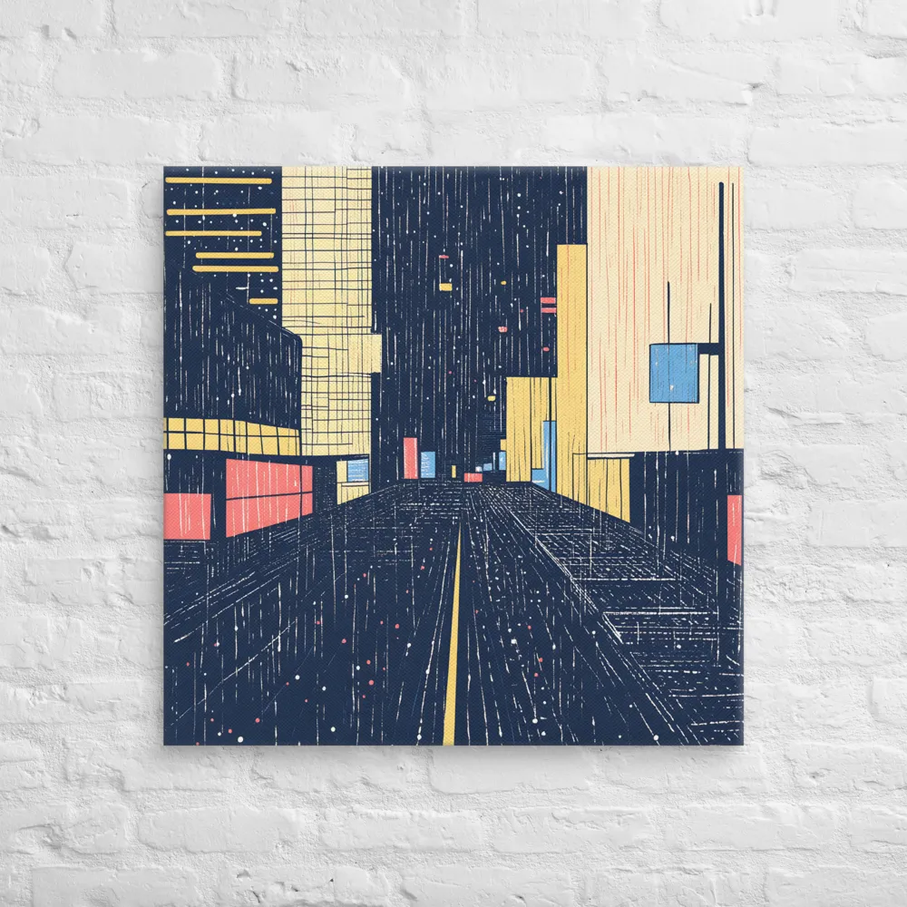 Urban Solitude: A Minimalist Perspective | Canvas | 30″×30″
