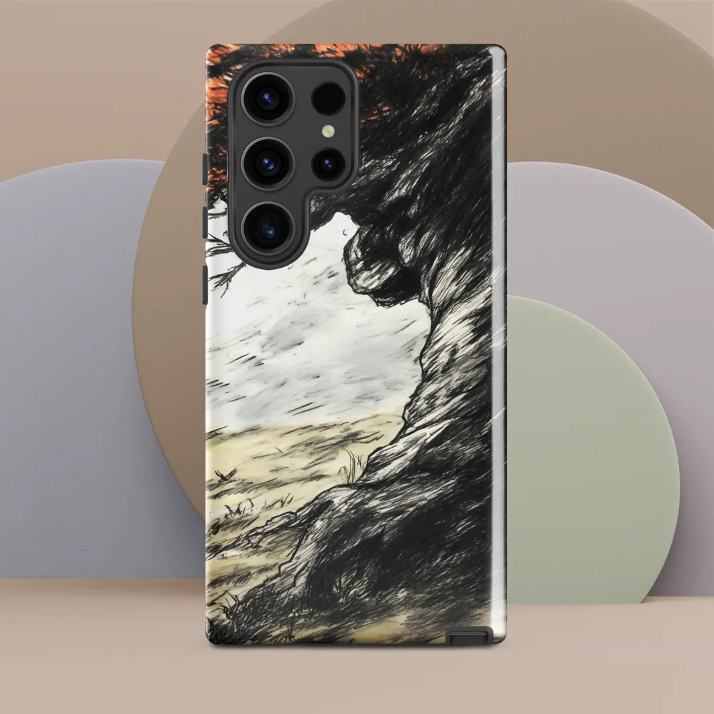 Whispers of Solitude | Phone Case |  S23 Ultra | Tough Case | Glossy