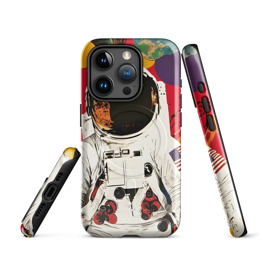 Cosmic Exploration: The Astronaut's Journey | Phone Case |  15 Pro | MagSafe® Tough Case | Glossy
