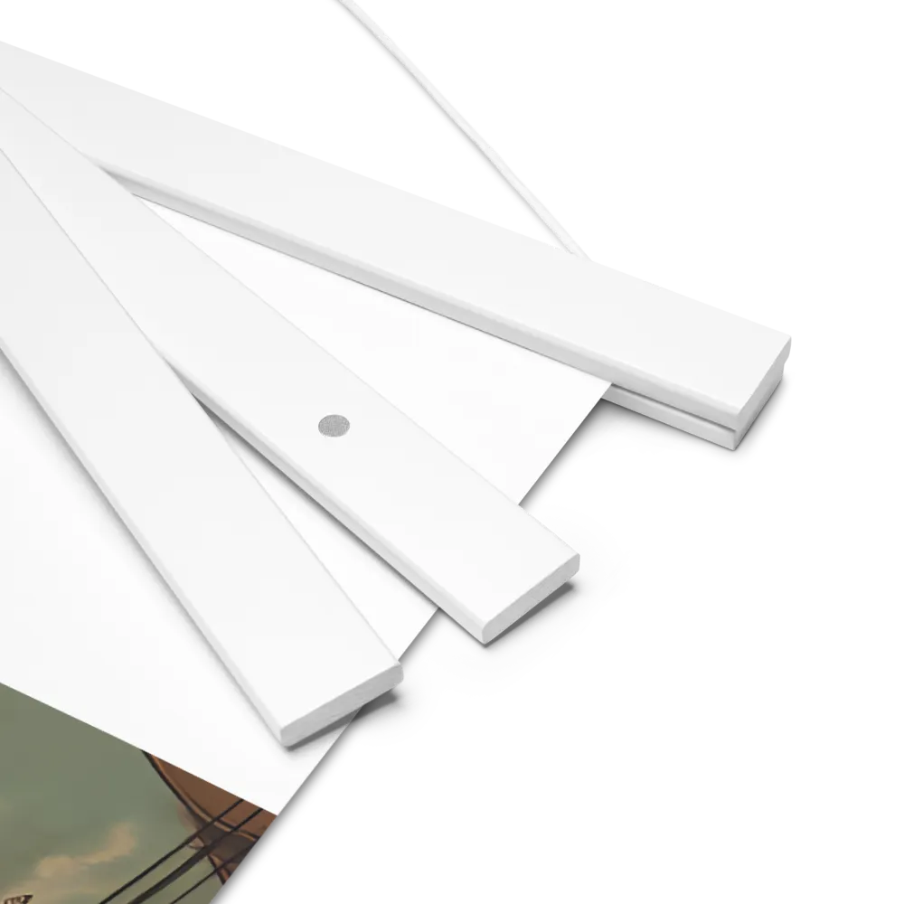 Flight of the Urban Dreamer | Poster With White Wood Hanger | 18″×24″