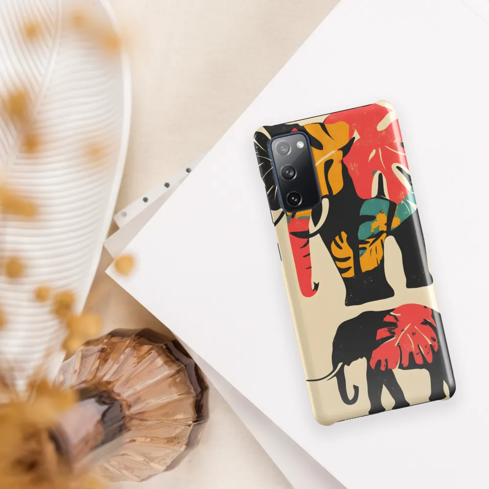 Tropical Elegance: The Elephant's Dance