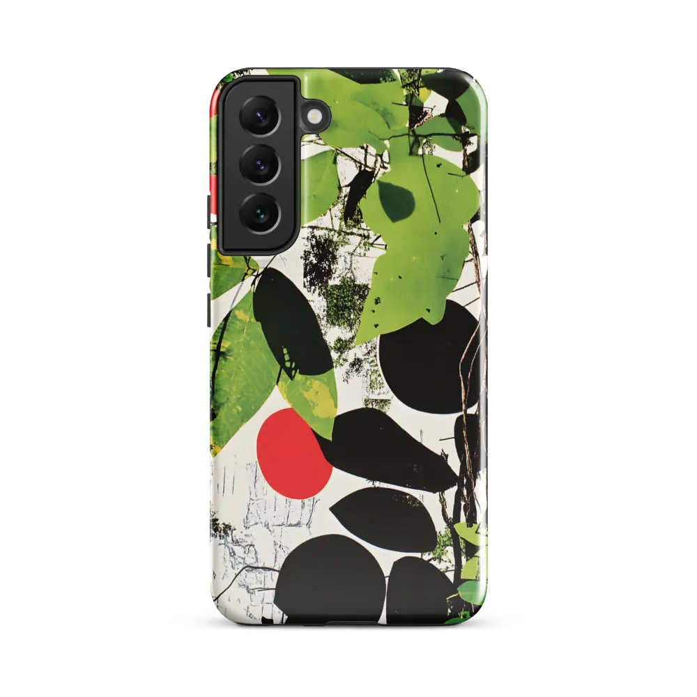 Nature's Geometry: A Contemporary Collage | Phone Case |  S22 Plus | Tough Case | Glossy