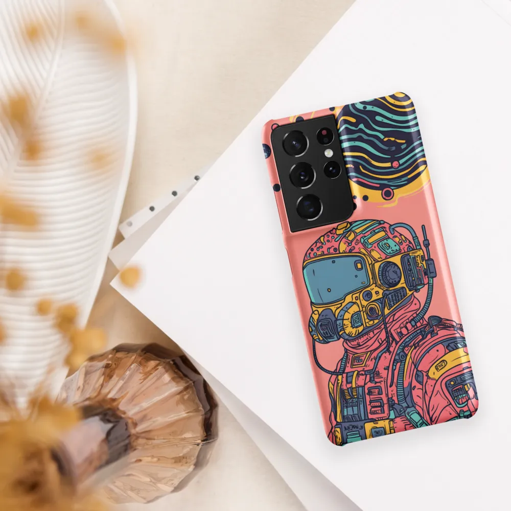 Exploration Beyond: A Digital Astronaut | Phone Case |  S21 Ultra | Snap Case | Matte