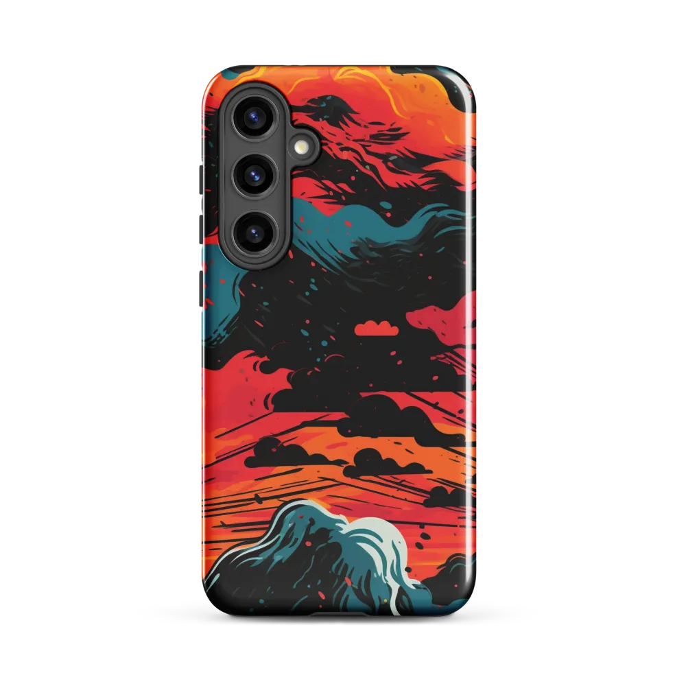 Ethereal Twilight: A Dramatic Landscape in Motion