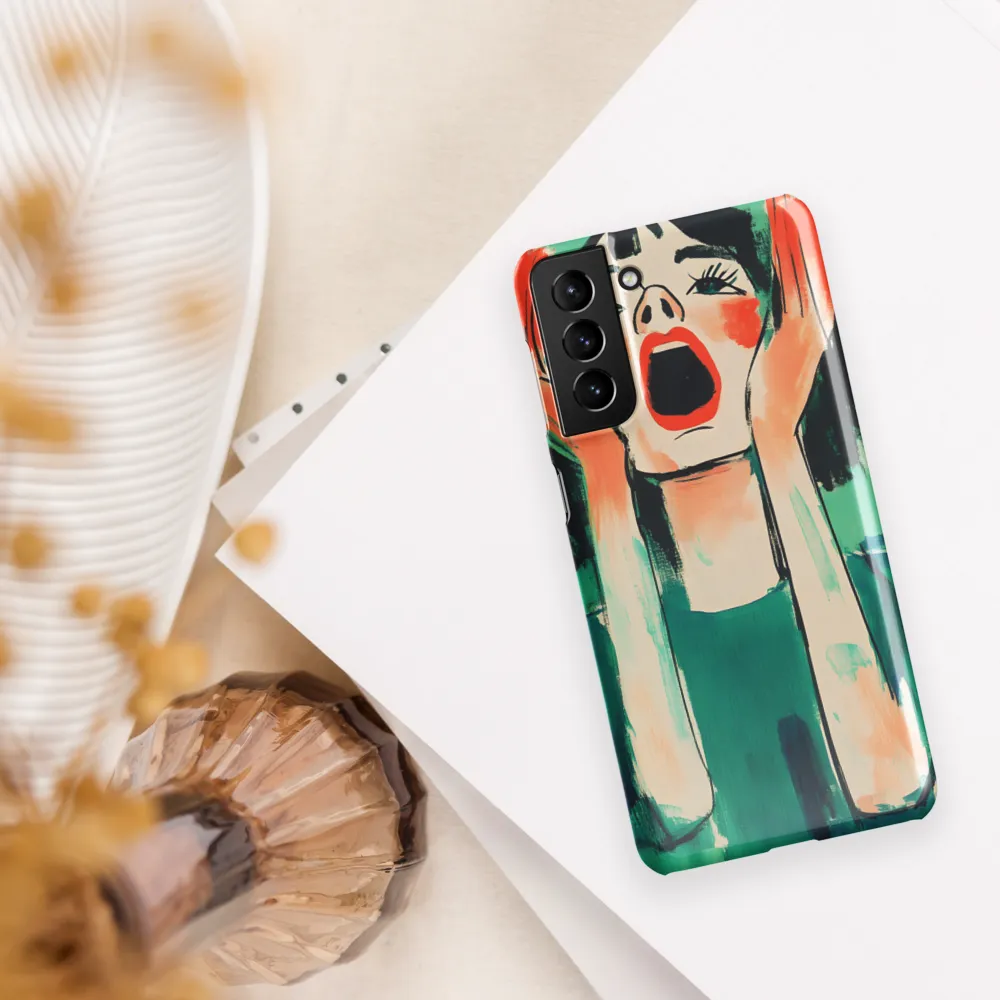A Cry for Help | Phone Case |  S21 Plus | Snap Case | Glossy