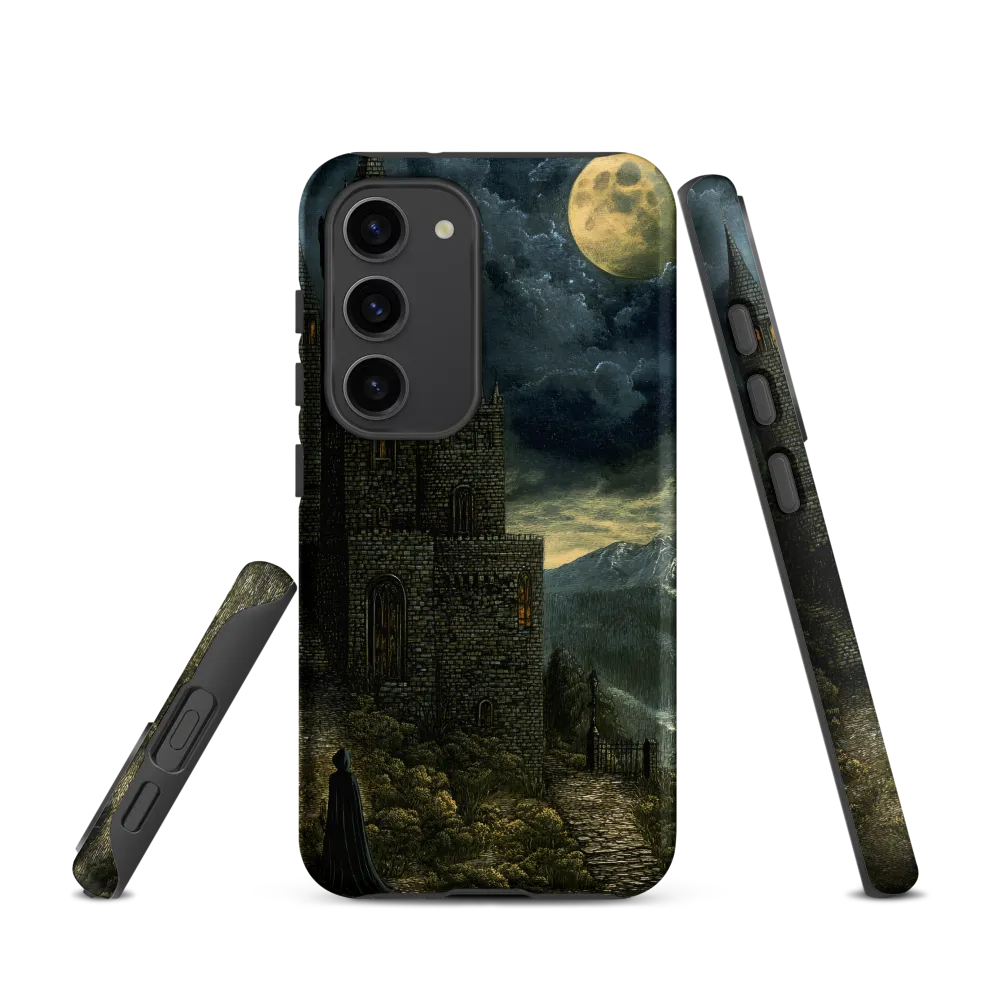 Whispers of the Moonlit Castle | Phone Case |  S23 | Tough Case | Matte