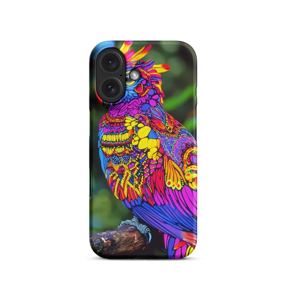 Vibrant Psychedelic Parrot