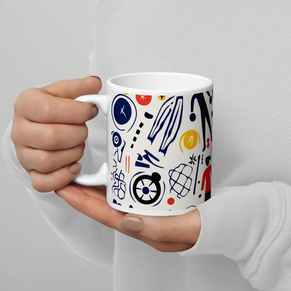 Dynamic Patterns of Play | Mug with White inside | 11 oz