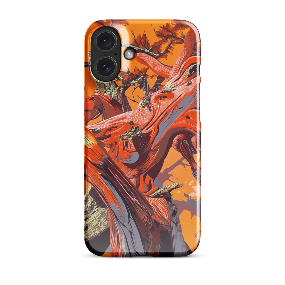 Life in Motion: An Abstract Tree | Phone Case |  16 Plus | Snap Case | Glossy