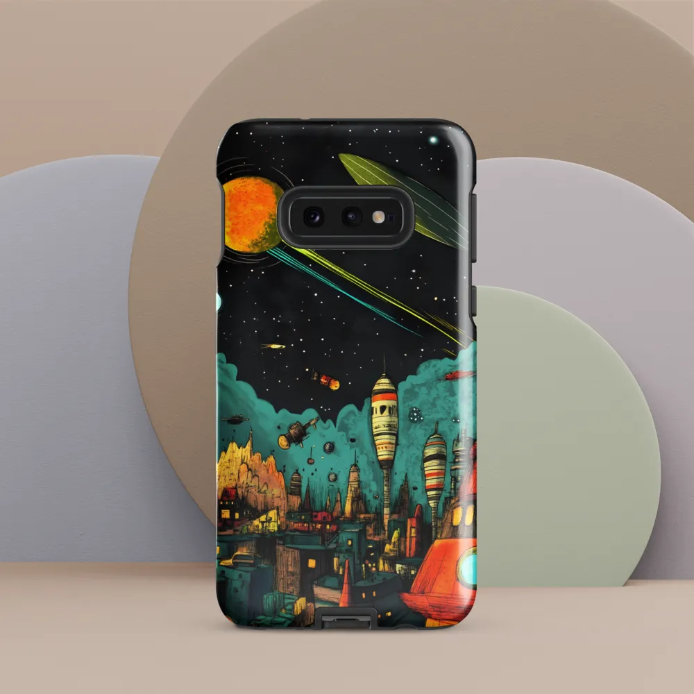 Galactic Cityscape: A Journey Through Imagination
